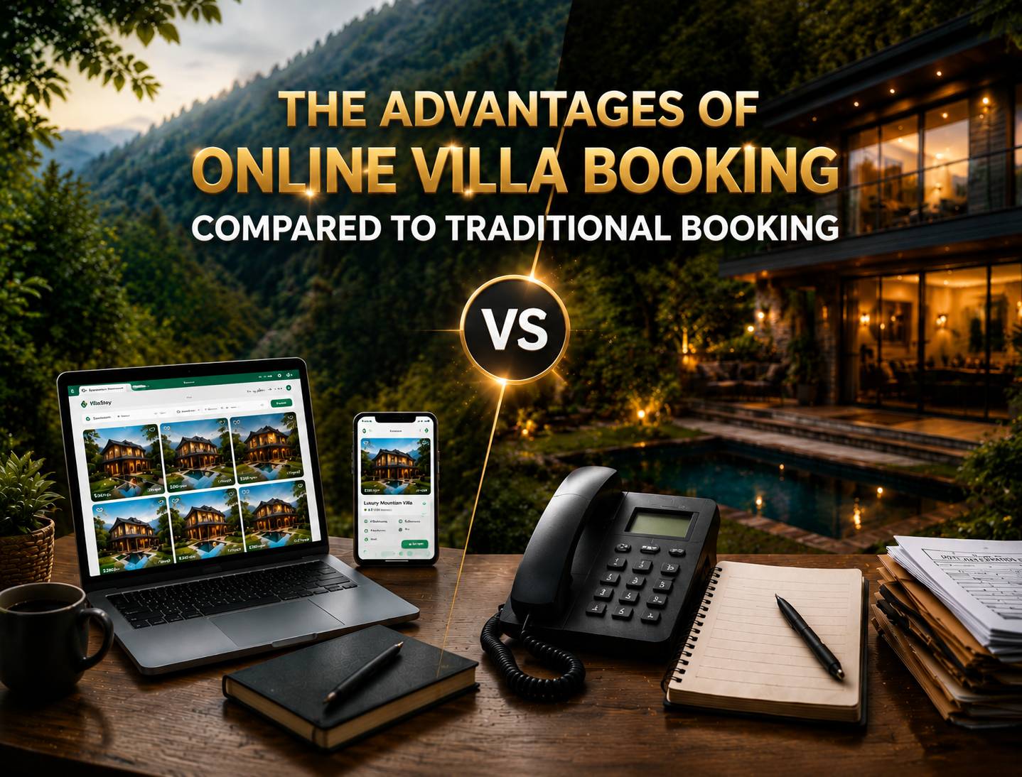 Advantages of Booking a Villa Online Compared to Traditional Methods
