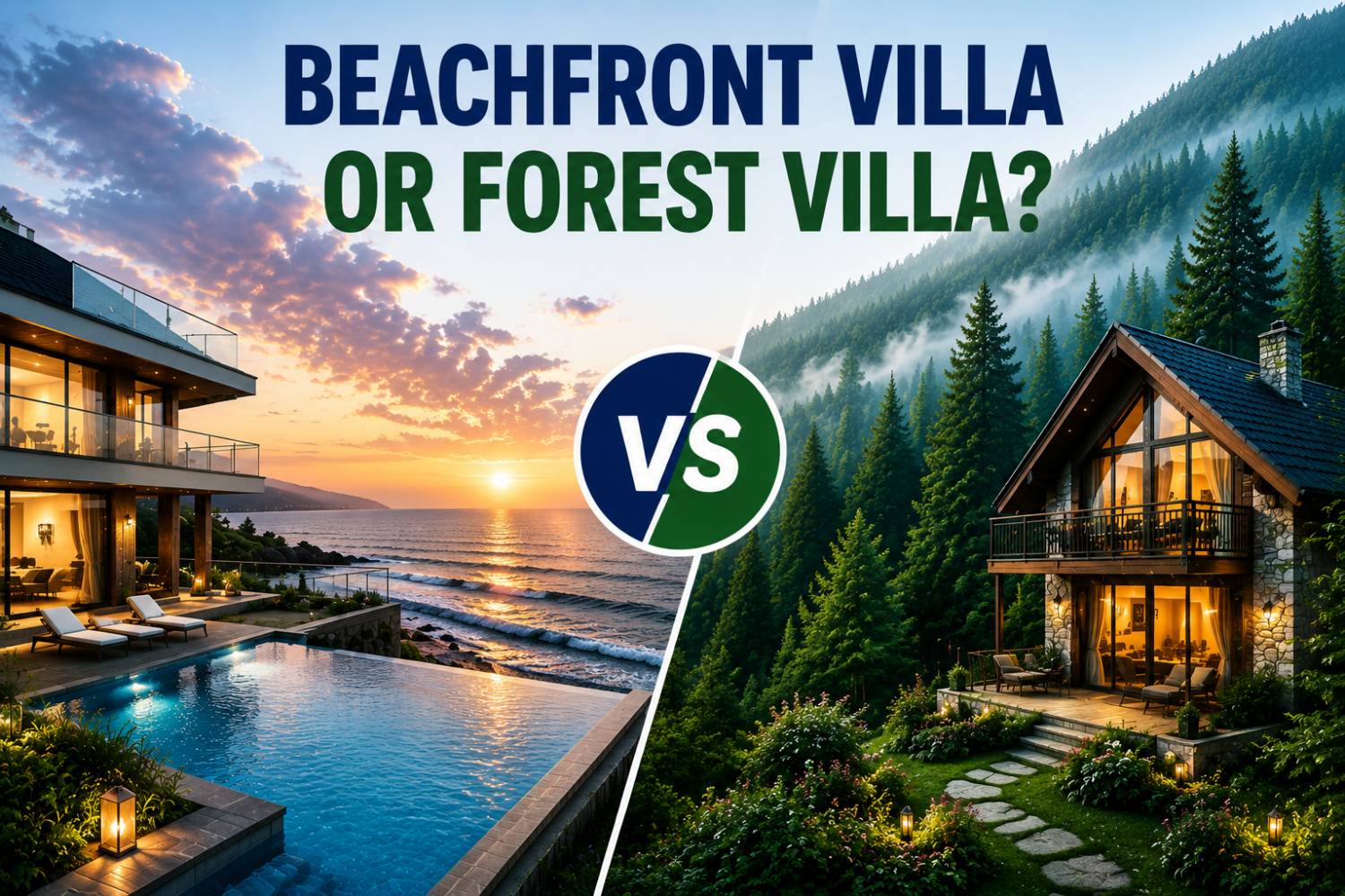 Beach Villa or Forest Cabin? Complete Comparison