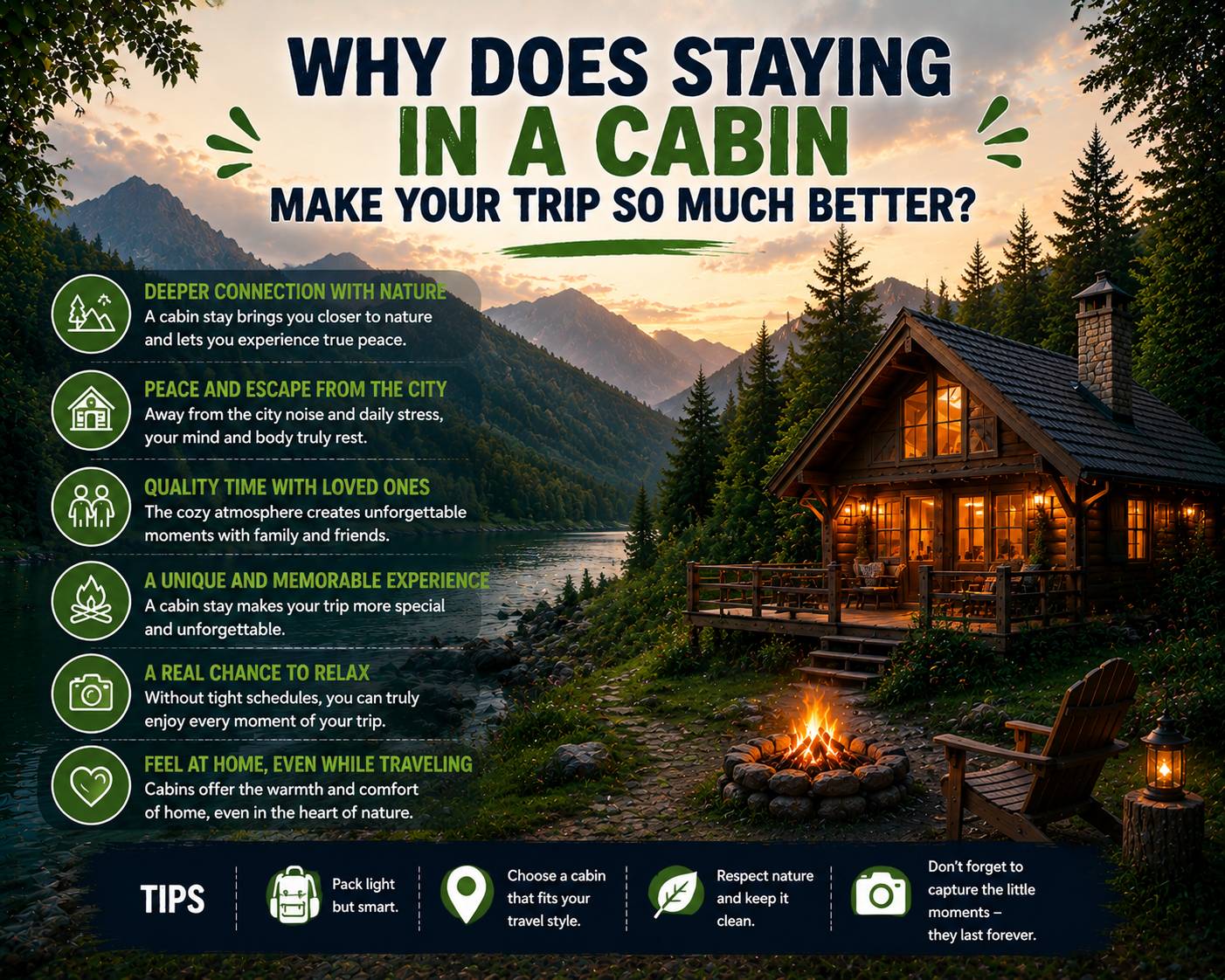 Why Staying in a Cabin Enhances Your Travel Experience