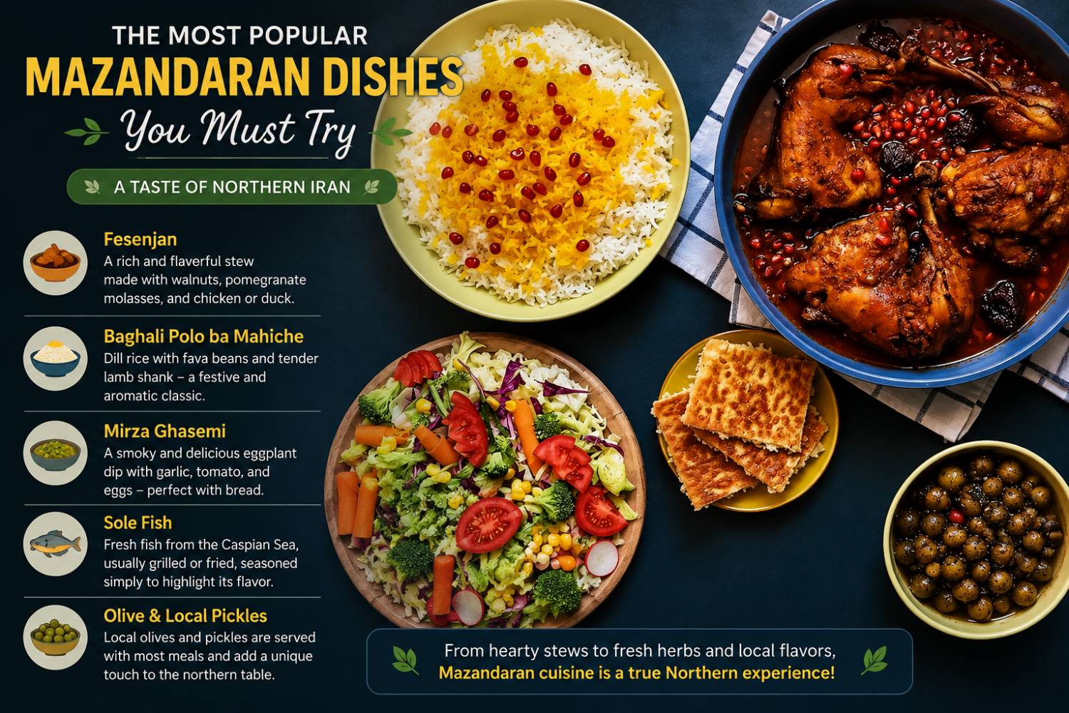 The Most Popular Traditional Foods of Mazandaran