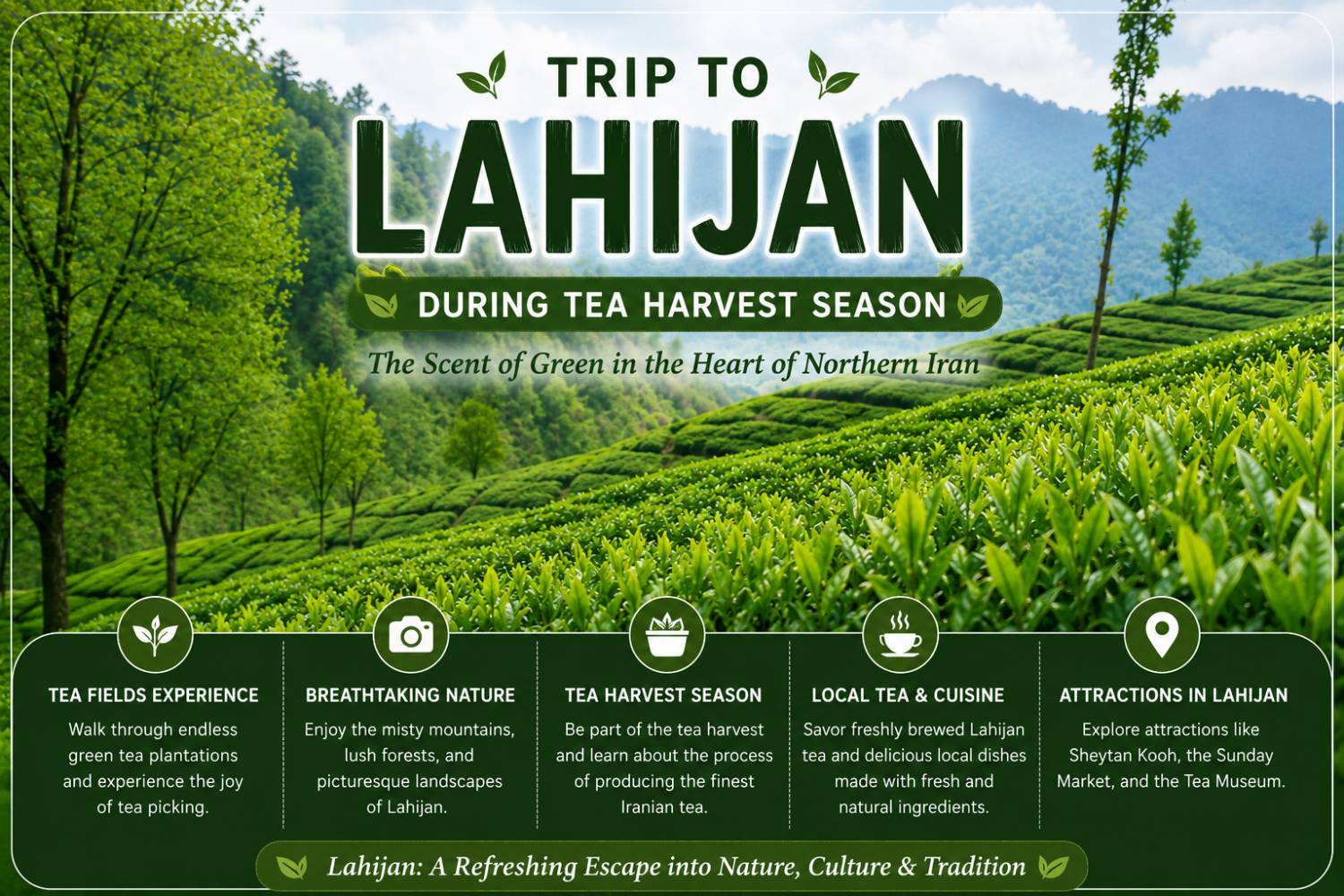 Traveling to Lahijan During Tea Harvest Season