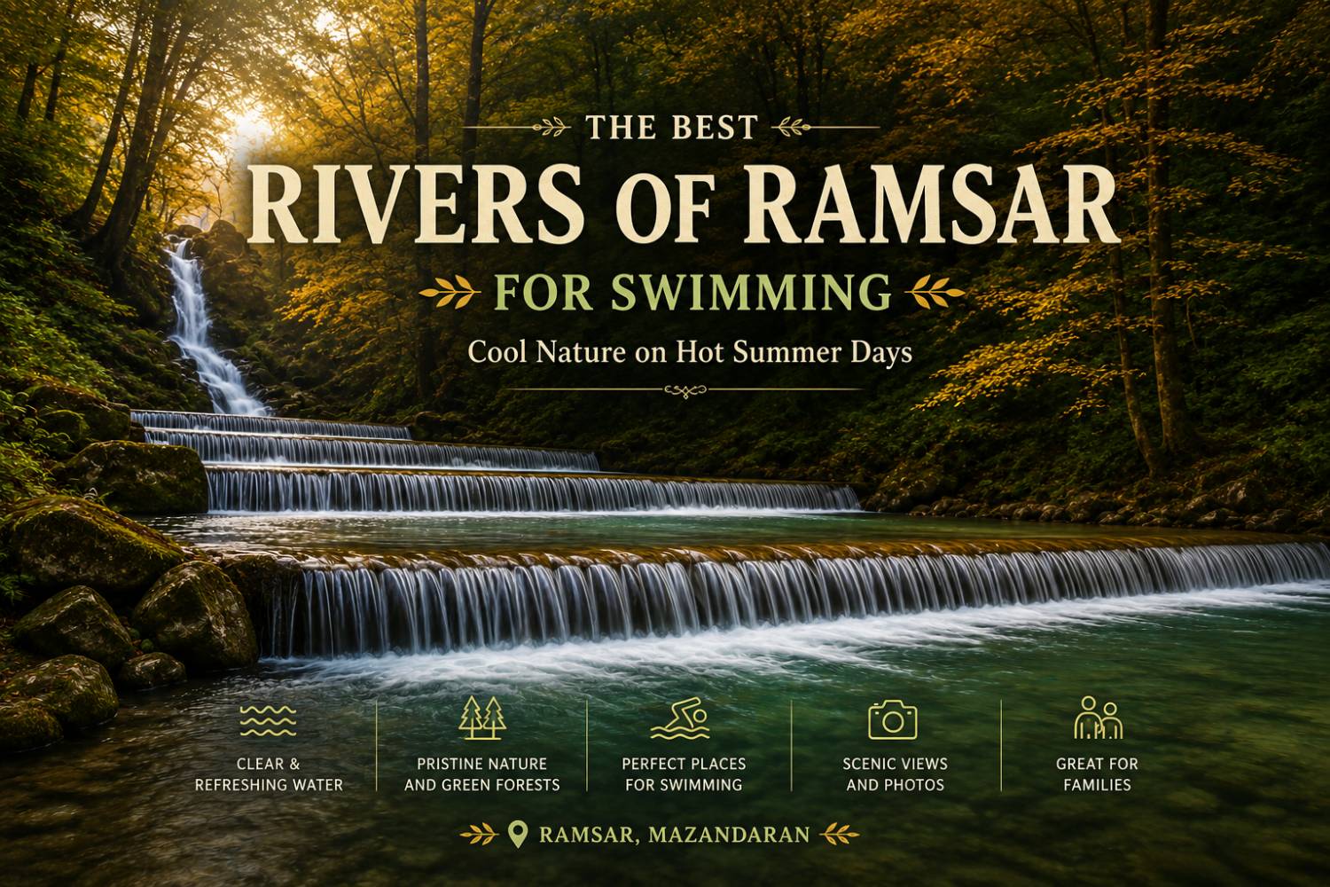Best Rivers in Ramsar for Swimming and Cooling Off