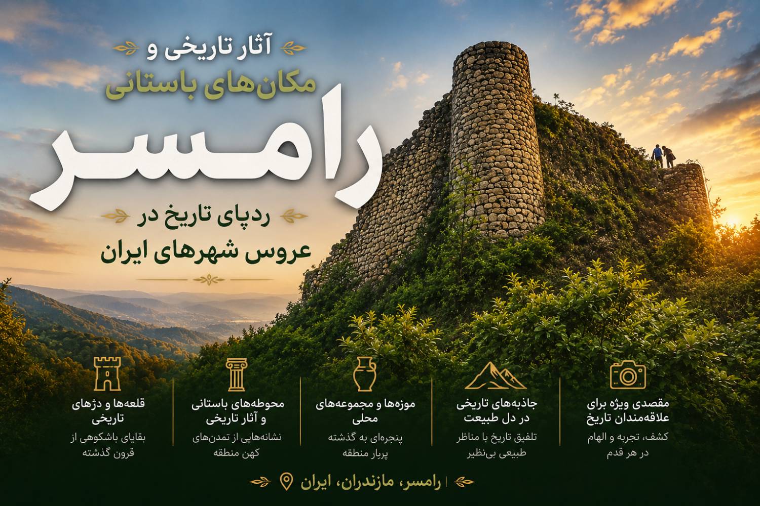 آثار تاریخی و مکان‌های باستانی رامسر؛ ردپای تاریخ در عروس شهرهای ایران