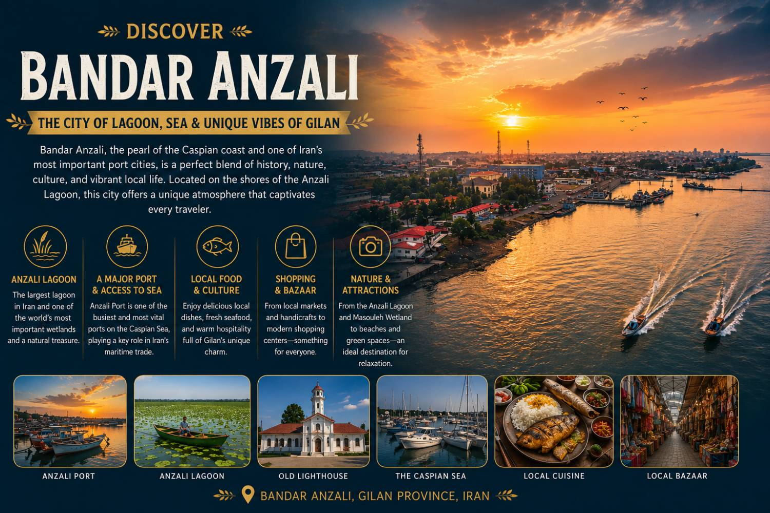 Bandar Anzali Travel Guide: The City of Lagoon, Sea, and Local Life